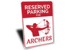 Archer Parking Sign