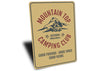 Mountain Top Camping Club Sign