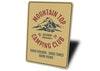 Mountain Top Camping Club Sign