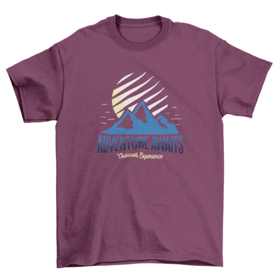 Adventure Awaits Outdoor Experience T-shirt