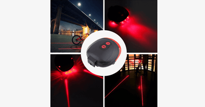 Laser LED Tail Light for Bikes – Drive in Style!