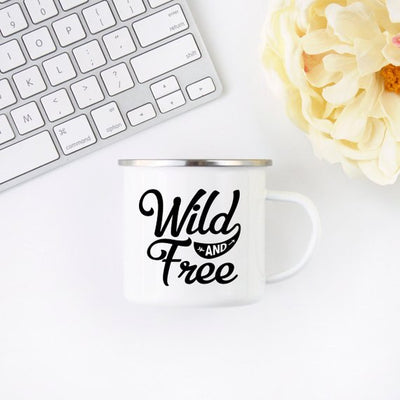 Wanderlust Outdoors Mug "Wild and Free"