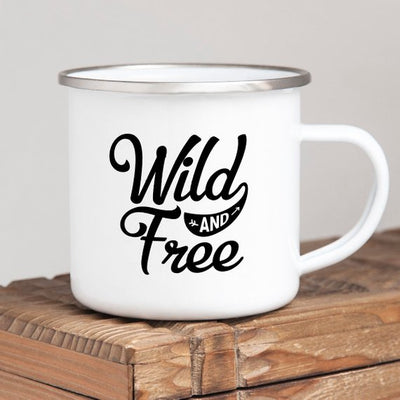 Wanderlust Outdoors Mug "Wild and Free"