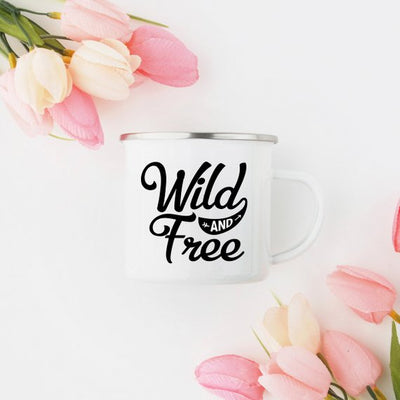 Wanderlust Outdoors Mug "Wild and Free"