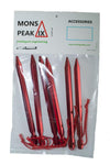 Mons Peak IX Tent Stakes, (6 Pack)